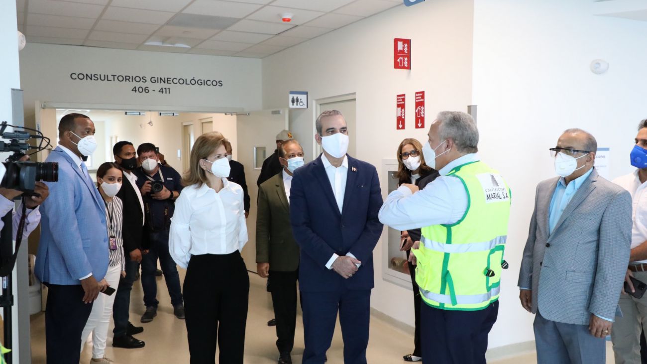 Luis Abinader en la Ciudad Sanitaria