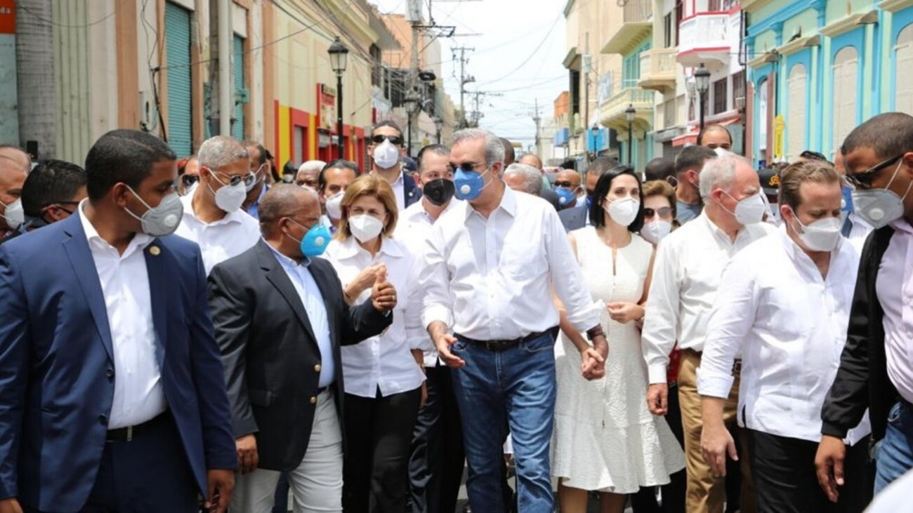 Luis Abinader en Santiago