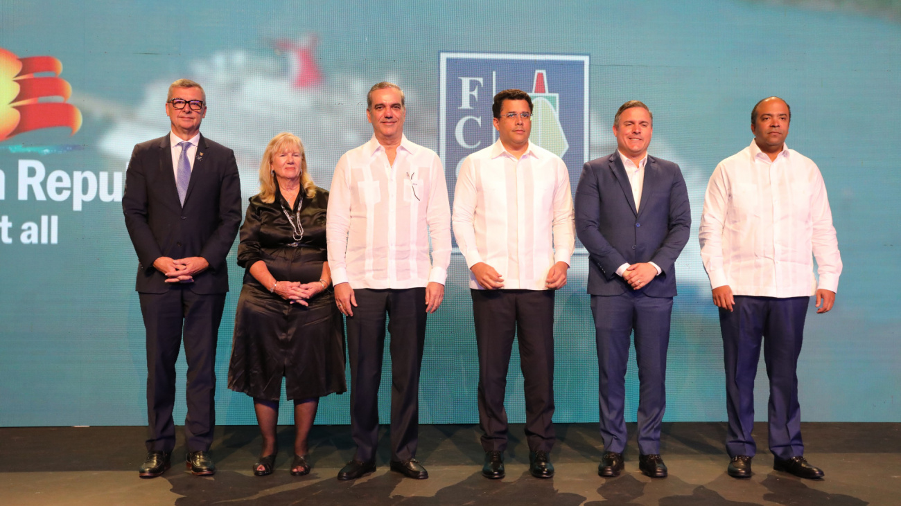 Presidente Luis Abinader en la conferencia de Florida Caribbean Cruise Association (FCCA)