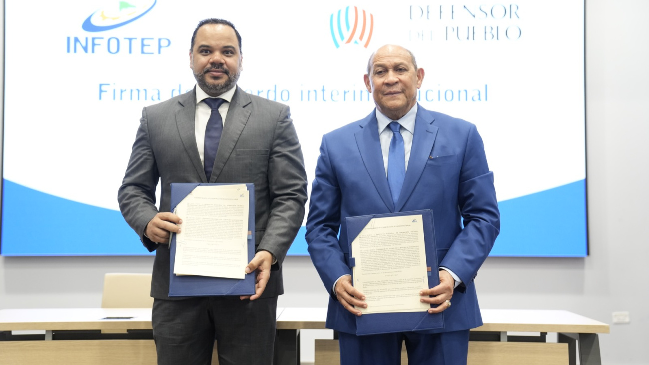 INFOTEP firma sendos acuerdos con CONADIS y Defensor del Pueblo para impulsar la inclusión y la ciudadanía responsable
