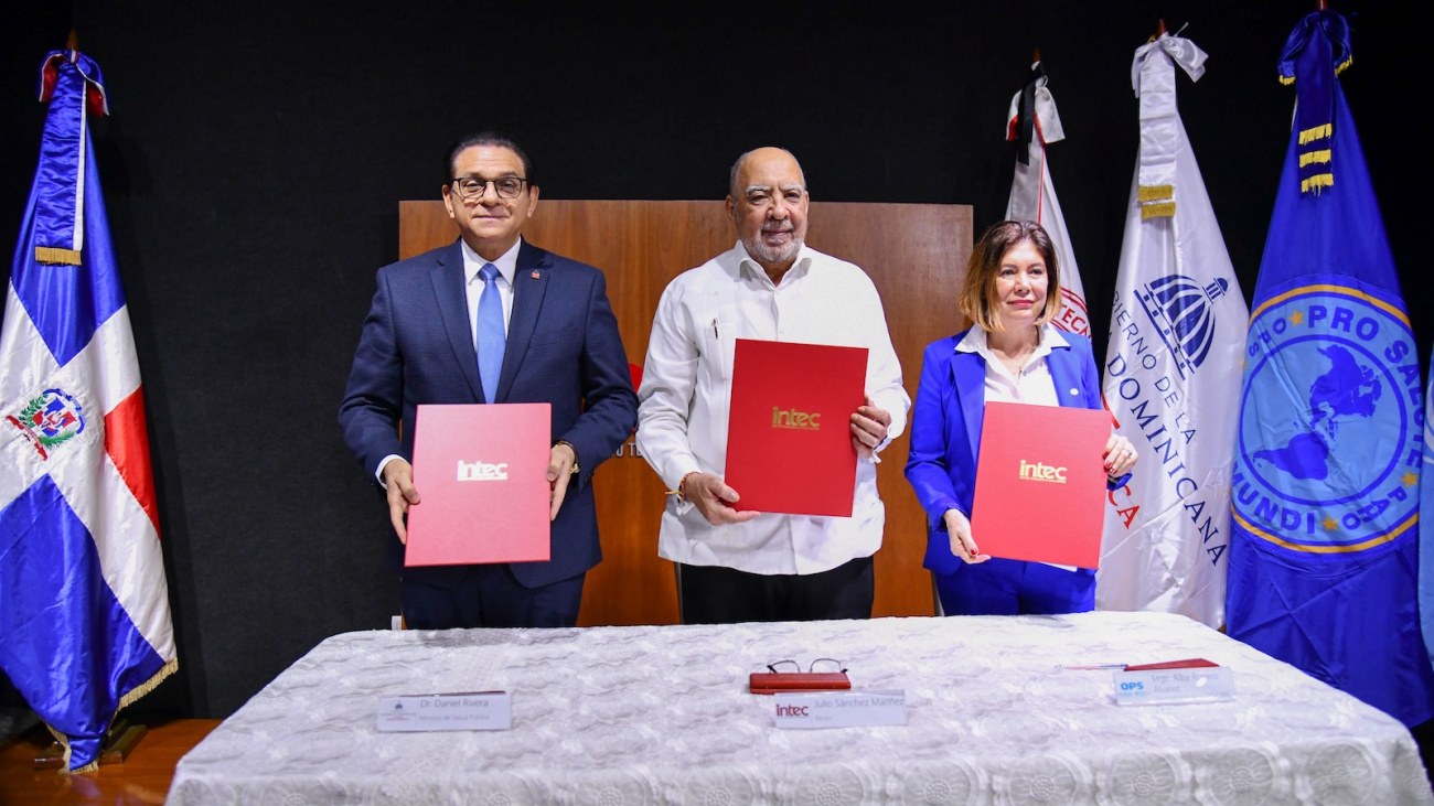 MSP, INTEC y OPS firman acuerdo para el posicionamiento de la Biblioteca Virtual de Salud en RD