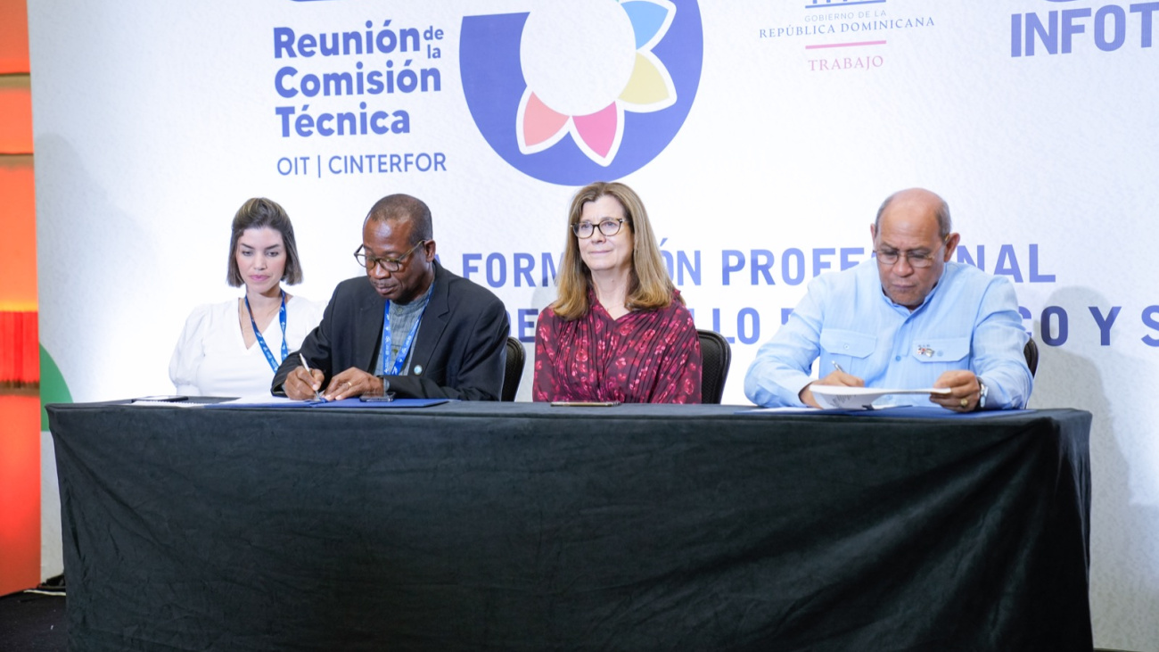 Infotep firma acuerdo con TVET Council de Barbados para capacitar a técnicos y facilitadores de ambos países