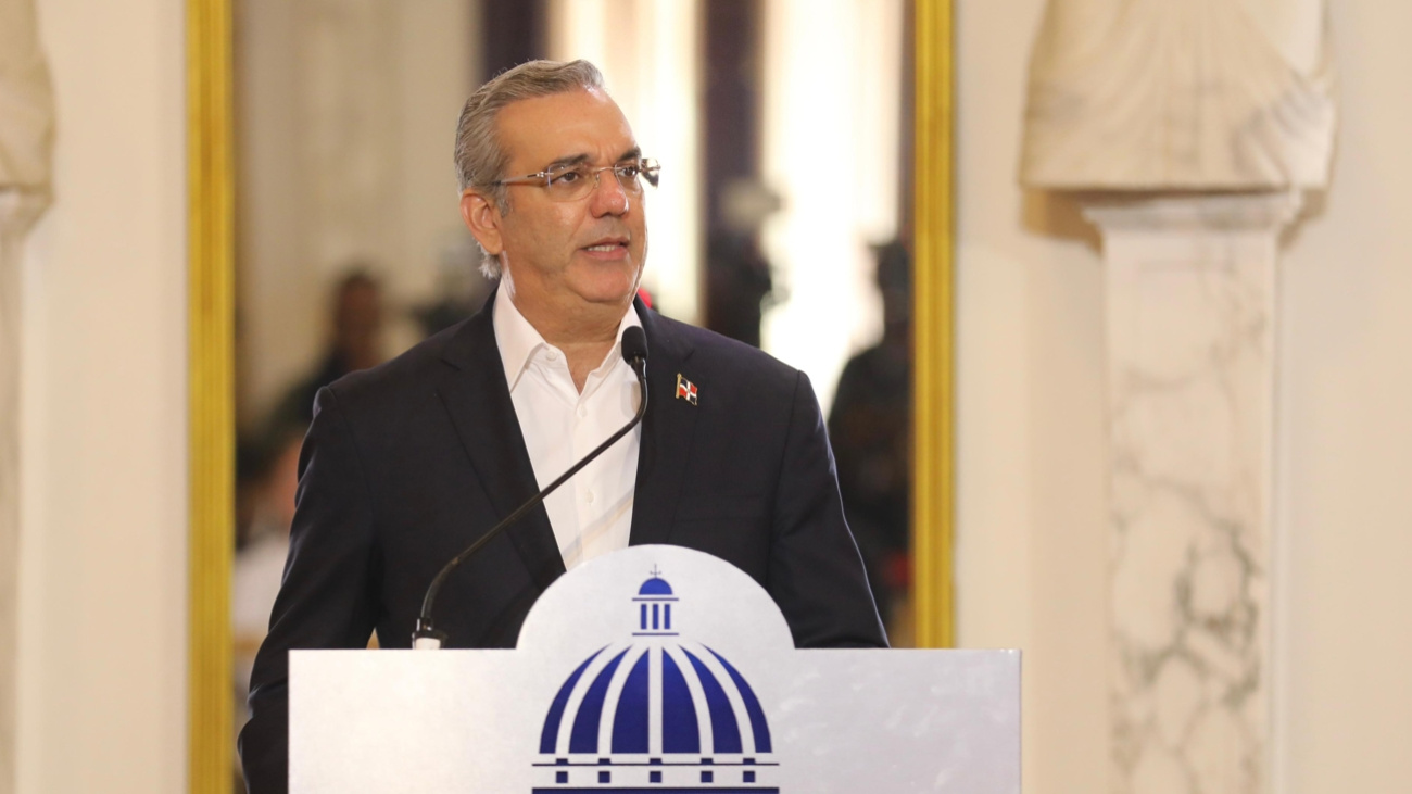 Presidente Abinader en el Palacio Nacional