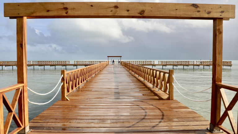 Muelle turístico en Miches