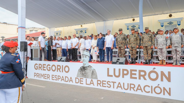 Presidente Abinader en el 183 aniversario del natalicio general Gregorio Luperón