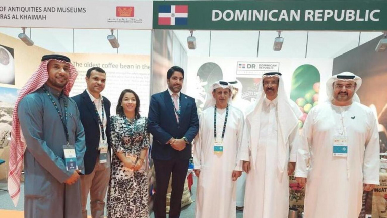 República Dominicana en la feria World of Coffee Dubái