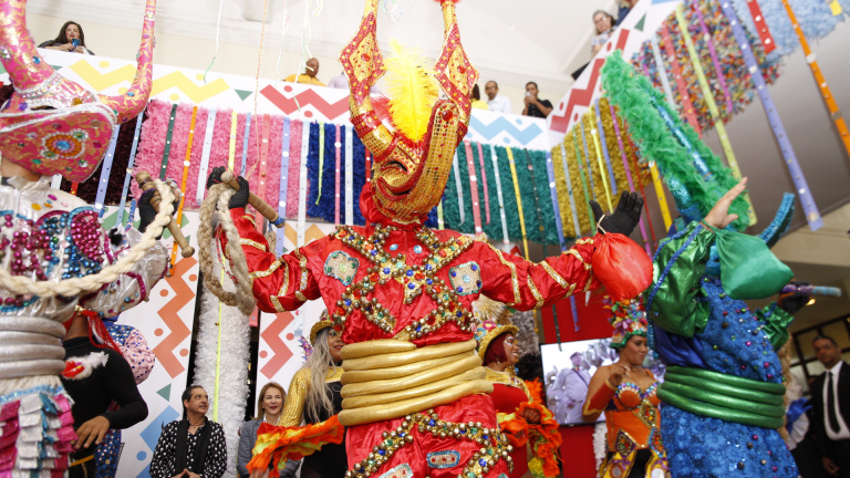 Diablocojuelo durante el carnaval 