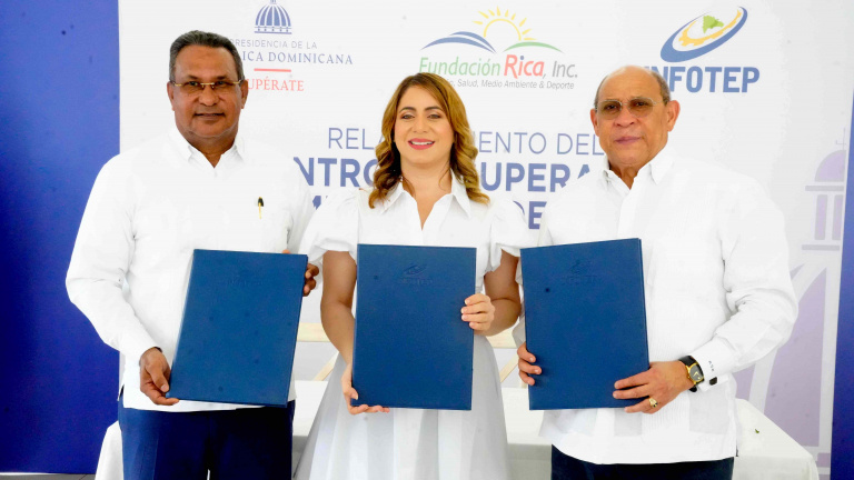 Supérate, Fundación Rica e INFOTEP se unen por el desarrollo de Villa Altagracia con relanzamiento de Centro de Superación Comunitaria